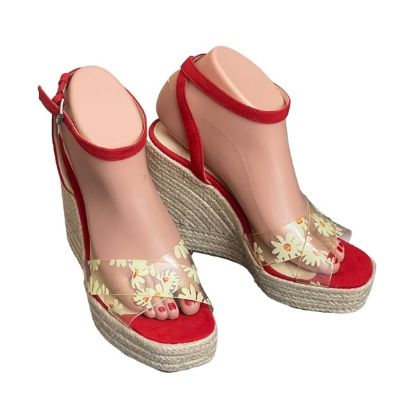 Jessica Simpson Semie Floral
Jelly‎ Strap Espadrille Wedge
Sandal Womens 7M Red main image 12
